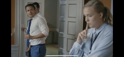 Mads Korsgaard and Moa Lundqvist in Dips (2018)