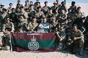 Martin Gooch on Set for The Mark of Cain with Sean Dooley and Leo Gregory