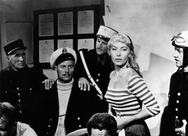 Dominique Wilms and Tony Wright in Et par ici la sortie (1957)