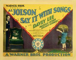 Al Jolson and Davey Lee in Say It with Songs (1929)
