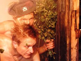 Viktor Bychkov and Sergey Russkin in Peculiarities of the National Hunt (1995)