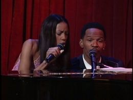 Jamie Foxx and Rhona Bennett in The Jamie Foxx Show (1996)