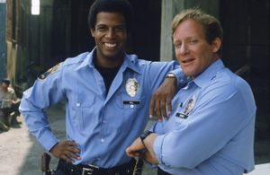 Charles Haid and Michael Warren in Hill Street Blues (1981)
