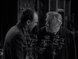 Charles Davis and Edmund Gwenn in Alfred Hitchcock Presents (1955)