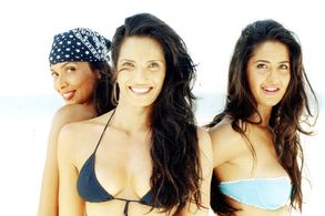 Padma Lakshmi, Madhu Sapre, and Katrina Kaif in People Cover Story: Bachelorette Baby Boom (2003)