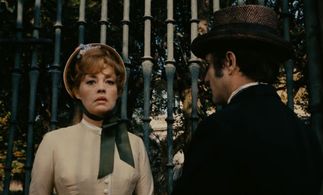 Roger Coggio and Jeanne Moreau in The Immortal Story (1968)