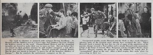 Anne Baxter, Roddy McDowall, Merrill Rodin, Monty Woolley, and Fleurette Zama in The Pied Piper (1942)