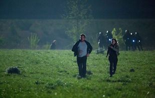 Ulrike C. Tscharre and Ronald Zehrfeld in Manhunt: Escape to the Carpathians (2016)