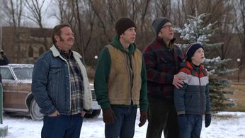 Peter Billingsley, R.D. Robb, Scott Schwartz, and River Drosche in A Christmas Story Christmas (2022)