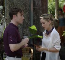 Kevin Spink and Radha Mitchell in Celeste.