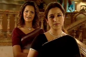 Tisca Chopra and Shweta Kawatra in Kahaani Ghar Ghar Kii (2000)