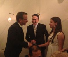 Meeting Mr. Keifer Sutherland at the Actra Awards in Toronto