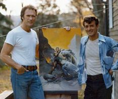 Clint Eastwood and Frank Frazetta in The Gauntlet (1977)