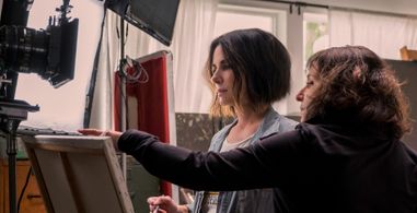 Sandra Bullock and Susanne Bier in Bird Box (2018)