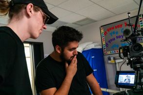 Glen Archer and Luis O. Juarez in Fragile and Damaged (2023)