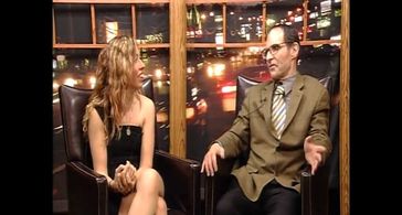 Kayla Kohla being interviewed on Topic Time in 2017.