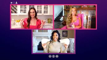 Porsha Williams, Hannah Berner, and Gizelle Bryant in Bravo's Chat Room (2020)