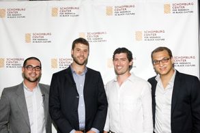 Andrew Muscato, Jon Paley, Trevor Martin, and Ross Finkel at an event for Ballplayer: Pelotero (2011)