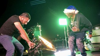 Snoop Dogg with director Prince Bagdasarian