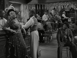 Ada Brown, Bill Robinson, and Fats Waller in Stormy Weather (1943)