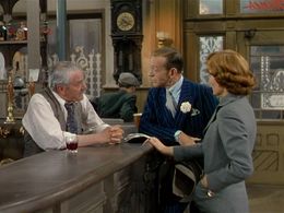 Fred Astaire, Sarah Churchill, and Albert Sharpe in Royal Wedding (1951)