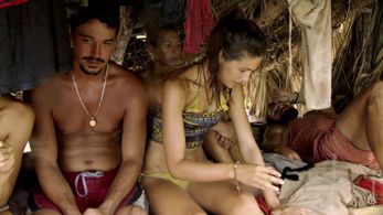 Rob Mariano, Grant Mattos, and Natalie Tenerelli in Survivor (2000)