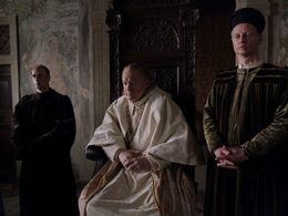 John Doman, Art Malik, and Victor Schefé in Borgia (2011)