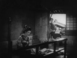 Shôtarô Hanayagi and Kakuko Mori in The Story of the Last Chrysanthemum (1939)