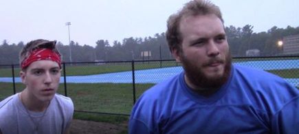 Connor Murray and Christoff LeBlanc in Labor Day (2022)