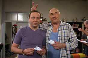 Georgiy Dronov and Boris Klyuev in The Voronins (2009)