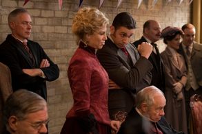 Yana Gold as Karina Troubetskoy and Slavic Rogozine as Sergei in Murdoch Mysteries