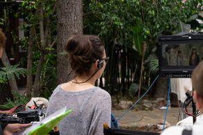 On set of Severed Silence