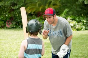 Adam Sandler and Kyle Red Silverstein in Blended (2014)