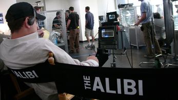 Matt Checkowski on the set of Lies & Alibis / The Alibi.