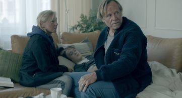 Vanda Hybnerová, Karel Roden, and Daniel Kadlec in Family Film (2015)