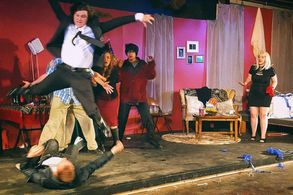 Playing Johnny is The Room - Onstage