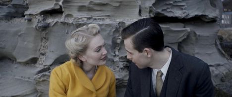 Ben Ewing and Natalie Mitson in The Last Bus (2021)