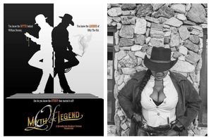 Of Myth & Legend Poster with Character image of Nadine Jackson