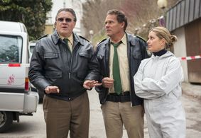 Michael Brandner, Karin Thaler, and Christian Tramitz in Hubert und Staller - Die ins Gras beißen (2013)