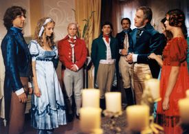 Ivana Andrlová, Karel Greif, Jan Preucil, and Simona Vrbická in Tri princezny tanecnice (1984)