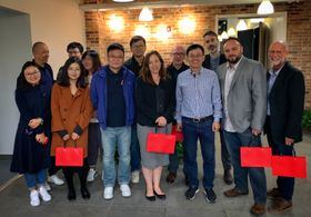 Part of a delegation visiting China to finalise an official co-production.