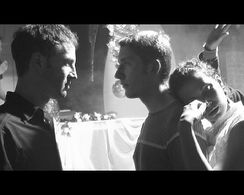 André Schneider, Kerstin Linnartz, and Michael F. Stoerzer in Half Past Ten (2008)