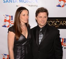 With producer Blerime Topalli @ the 2013 Toscars