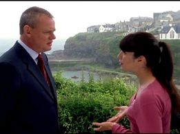 Caroline Catz and Martin Clunes in Doc Martin (2004)