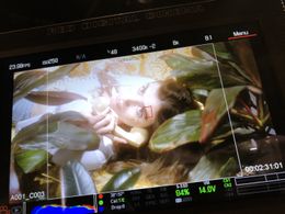 On set photo of 'KING KADE' music video.