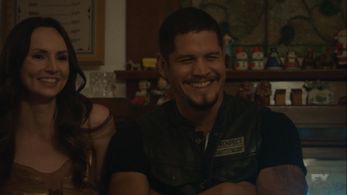 With JD Pardo on Mayans MC