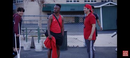 Rafael Siegel, Jordan Cann, and Jackie Tran in Dhar Mann: Boy in makeup gets bullied in new school (2024)