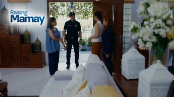 Joshua Zamora, Valerie Concepcion, Raquel Pareño, and Joyce Ching in Raising Mamay (2022)