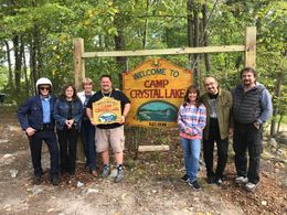 Ron Millkie, Jeannine Taylor, Adrienne King, C.J. Crowder, Robbi Morgan, Composer Harry Manfredini and horror legend Tom