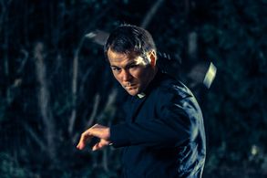 Stuart Brennan preparing to fight in 'The Reverend'.